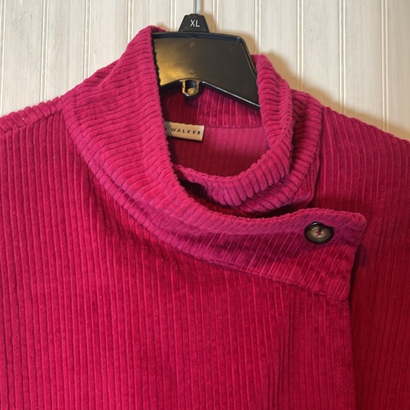 BRYNN WALKER ASYMETRICAL CORDUROY JACKET MEDIUM - Picture 8 of 8